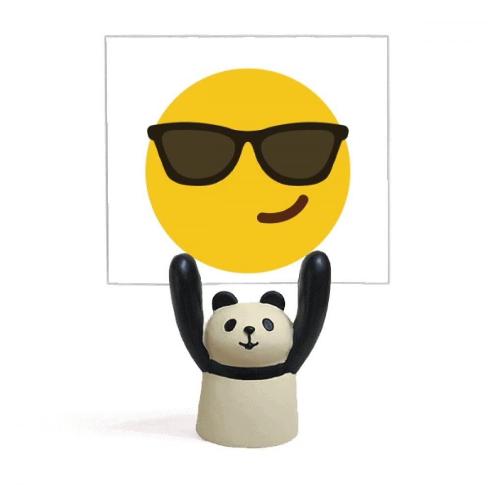 Lunettes de soleil jaune chat support mignon pour décorer votre table - 4