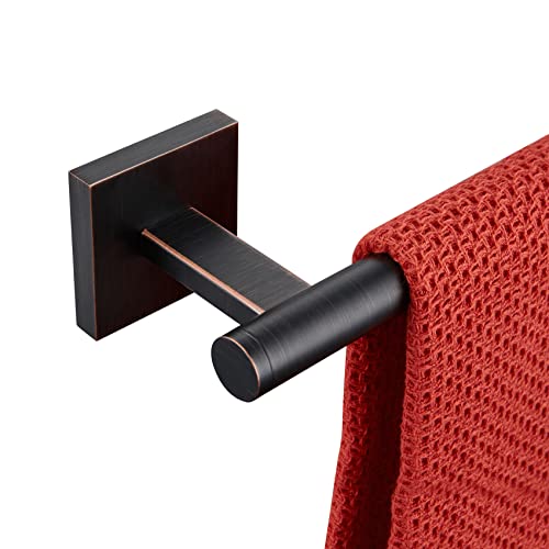 Image of KOKOSIRI Bathroom Towel Bars 12 Inch Towel Ring Oil Rubbed Bronze 30CM Hand Towel Holder for Bath Kitchen Wall Stainless Steel B4005ORB-L12