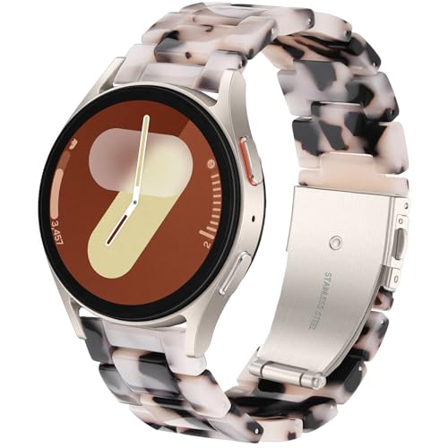 DEALELE Correa compatible con Samsung Galaxy Watch 7 / FE / 6/6 Classic / 5/5 Pro / 4/4 Classic / 3 de 41 mm, 20 mm, correas de repuesto de resina colorida para Huawei GT2 de 42 mm / GT3 de 42 mm