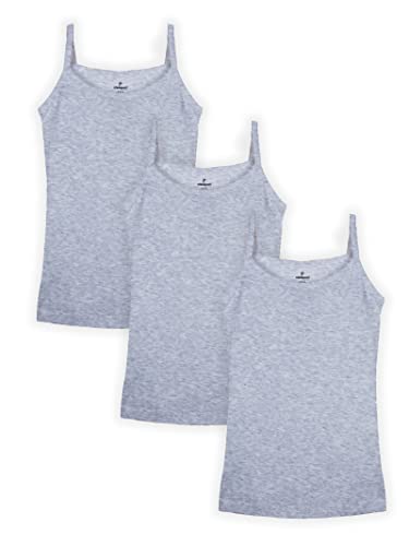 Image of KiddoPanti Girls Solid Tank Top Pack of 3