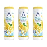 Astonish Shake & Fresh Carpet Freshener, Eliminates Odours, Lemon Sparkle, 3 x 350g