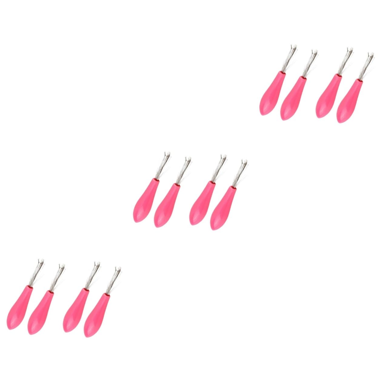 MAGICLULU 12pcs Hair Brush Cleaner Comb Remover Detangle Brush Comb Cleaner Cleaning Tool Rosy
