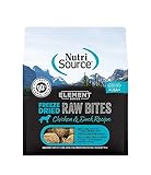 NutriSource Element Series Chicken & Duck Freeze Dried Raw Bites, 2.5 Ounce (Pack of 1)