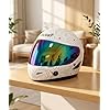 Lightweight Full Face Helmet for Man and Woman with Clear and Scratch Resistant Visor ISI Certified |Quick-Release Buckle|Bike Helmet (Colour: White)