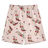 Pfrewn Athletic Shorts Cowboy Boots and Rose-1 Gym...
