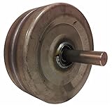  Eisenrad Ø 250 x 100 mm mit Achse