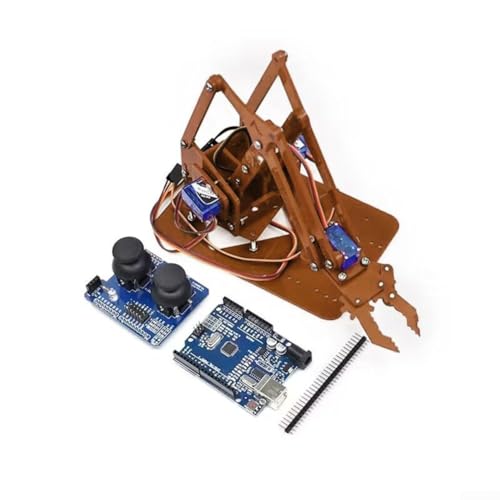 Bras robotique acrylique kit Arduino programmation STEAM bleu pro - 5