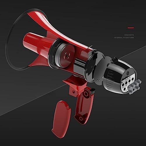 POCHY Portable Megaphones 50w Handheld Megaphone Rechargeable Blue Speaker Megaphone Speaker Kids Outdoor Toys Bullhorn Speaker