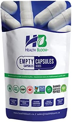 1000 Empty Gelatin Capsules. Size 2 Natural. Hypoallergenic. Halal .Kosher. Non GMO. Manufactured in North America.