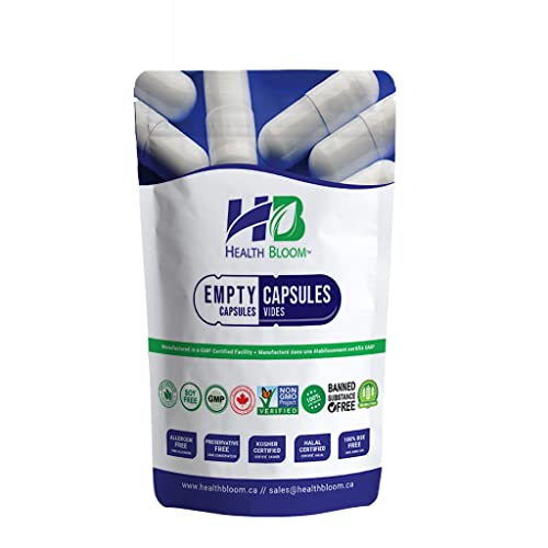 1000 Empty Gelatin Capsules. Size 2 Natural. Hypoallergenic. Halal .Kosher. Non Gmo. Manufactured In North America. #TOP19