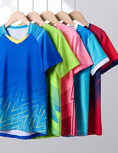 Image of 5 Pack Youth Boys Athletic Dry Fit T Shirts