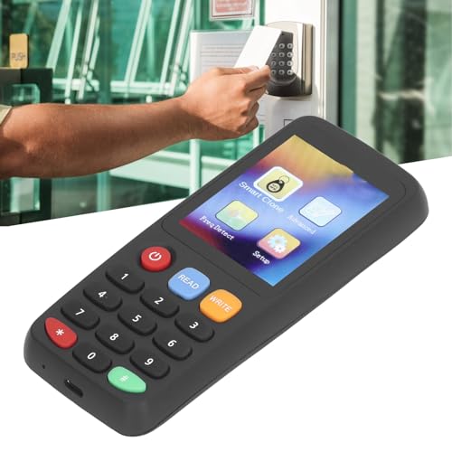 X7 NFC-Kartenleser, RFID-Kartenkopierer, Lesegerät, Schreibgerät für IC-ID-Karten, Smartcard-RFID-Kopierer, ID-IC-Lesegerät, HD-Vollfarbbildschirm (5 UID-Schnallen. 5 UID-Karten)