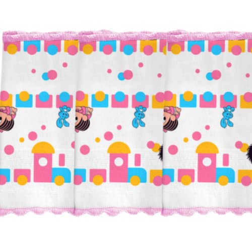 Kit Pano De Boca 6 Unidades Turma Da Monica Menina