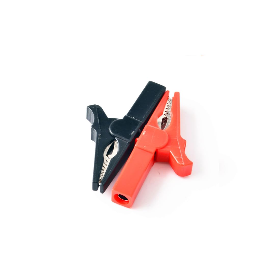 CentIoT - 2PCS 85mm Full Insulated Protective nickel coated Alligator Crocodile clip - for Multimeters Electronic Diagnostic tool - 1000V 32A 25MM Jaw Opening (B0C854XW25) Amazon Price History, Amazon Price Tracker