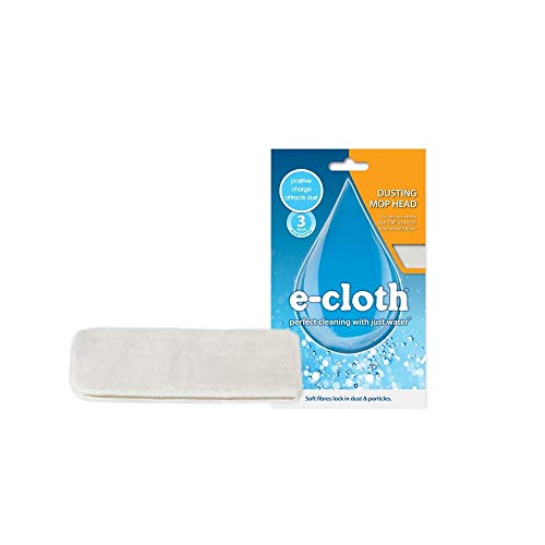 Polti EDRH E-Cloth Paño atrapa Polvo para Limpiar Todo Tipo de Suelos y Superficies Verticales Lavables, Compatible Moppy, Blanco