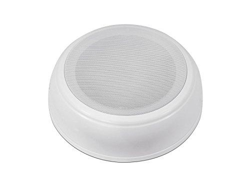 Haut-parleur de plafond Omnitronic DAL-2 blanc ultra plat pour montage encastre