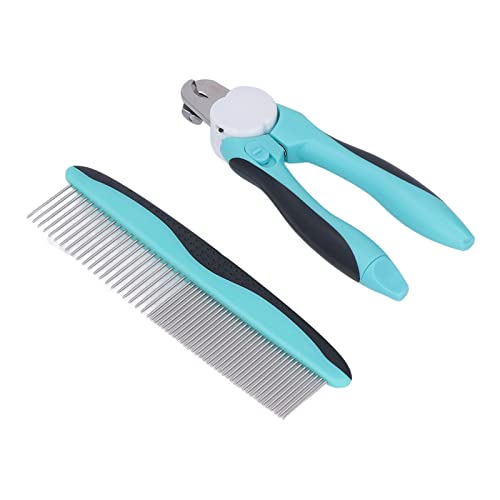 Cortador de Unhas para Animais de Estimação, Alça Ergonômica Segura e Confortável, Pente de Cabelo p