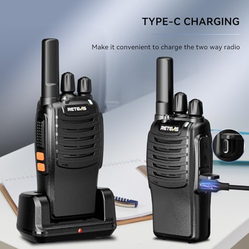 image for Retevis H-777 2 Way Radios, Walkie Talkies for Adults, Rechargeable Lo