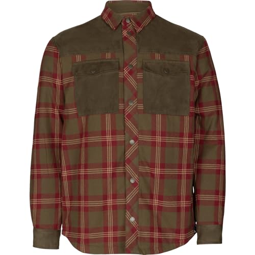 Seeland Vancouver Shirt Red Check X-Large Red