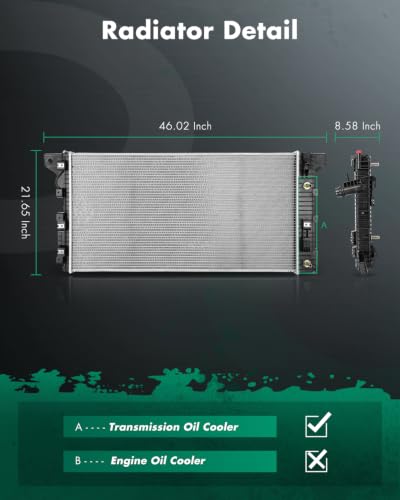 Image of SCITOO BC3Z-8005-E Radiator Fit 2018-2019 for Ford for Expedition 3.5L