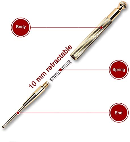 Facial Reflexology Tools,Acupuncture Pen,Ear Seeds For Ear Therapy,Pain Relief Acupressure Probe Kit #TOP3