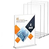 【Conception autonome】 Cet afficheur peut se tenir fermement sur la table. L'arrière oblique correspond au meilleur effet visuel ergonomique et est le meilleur partenaire pour l'affichage de photos et de publicité. Le papier peut facilement être remplacé.
