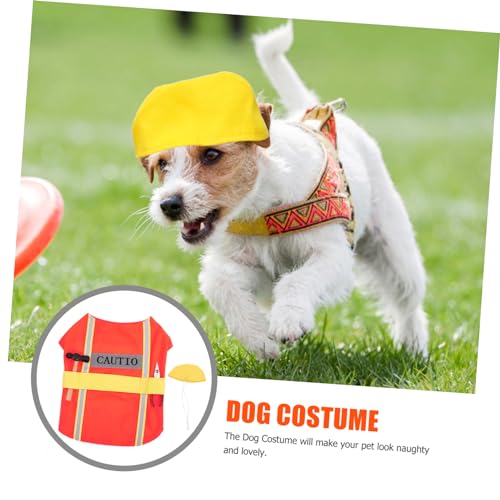 Disfraz para perro color naranja talla L Happyyami miniatura 7