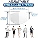 Arcarius Breathable Sports Face Mask – Lightweight Moisture Wicking Gym & Travel Essential – Adjustable Reusable Adaptive Fit (White, 3-Pack)