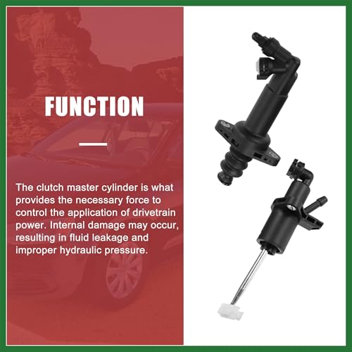 Motoforti Clutch Master Cylinder Slave Cylinder 1J0-721-261-N 1J1-721-388-G Fit for Volkswagen Jetta/for Volkswagen Beetle - Pack of 2 Black Long-lasting by Motoforti - Image 4
