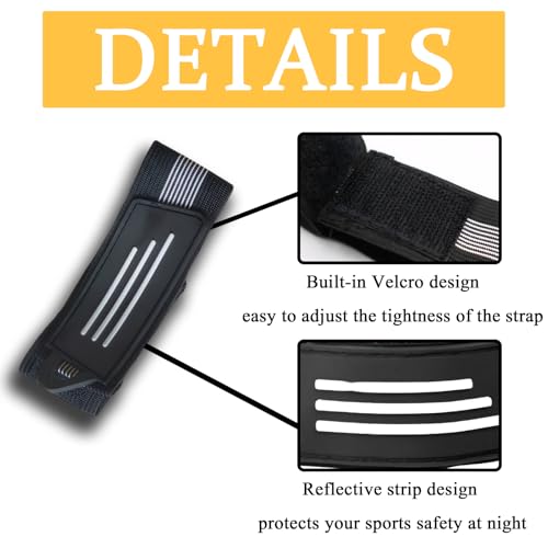 4Pcs Bicycle Trouser Clips Set High-Vis Reflective Ankle Straps for Safety Anti-Slip Spin Bike/Exercise Bike Accessories Adjustable Hook and Loop Straps for Indoor Cycling Outdoor Bikes for Men Women - Image 2