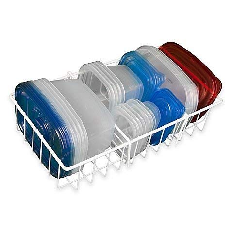 Hoovy White Adjustable Food Storage Organizer [14