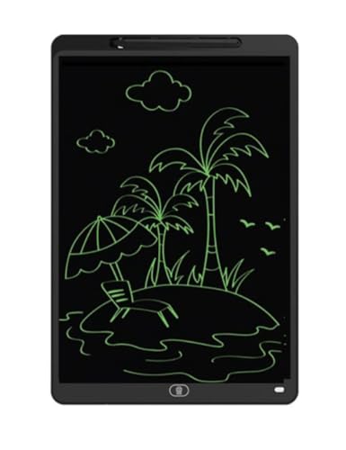 スピアラボ 電子メモパッド 電子メモ帳 LCDメモパッド お絵描きボード 家族の伝言板 ビジネス・学習用 電子メモ ワンタッチ消去・保存機能付 大型 大画面 １６インチ ブラック