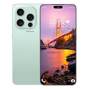 Huness I16PROMAX – Teléfono celular desbloqueado de 16 + 1 TB, pantalla HD de 6.99 pulgadas, batería de 7000 mAh, Android 14, desbloqueo de botón de identificación facial/huella dactilar/fotos/5G/Dual