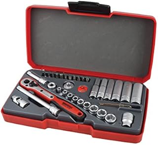 Teng T1436 1/4-inch Socket Set Metric Drive (36 Pieces)