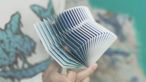 Cartas de poker azules flexibles Murphy's Magic miniatura 6