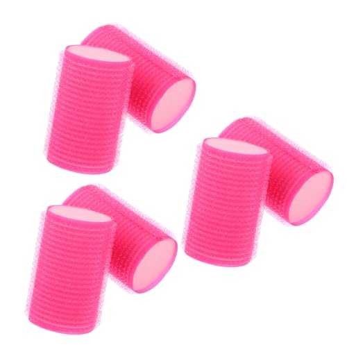 DECOMELODY 6 Piezas Rulo De Pelo Autoadhesivo Chinos Rizadores De Pelo Rodillos Rulos Para Cabello Largo Bigudí Rulos De Espuma Rodillos De Espuma Rulos De Esponja Para El Cabello Nylon Black