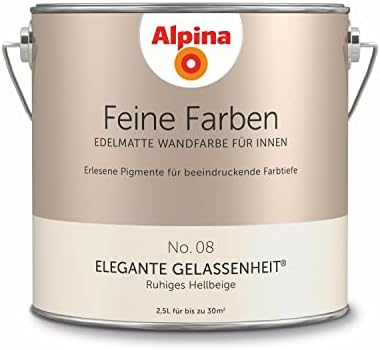 Alpina Fine Colours Interior Wall Paint, Choice of Colours, Matt ...