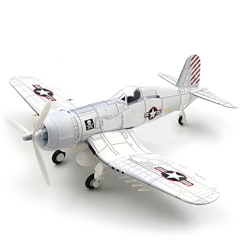 Modelos a escala | Qilumier Maqueta De Avión 1:48 De Avión De Combate De La Segunda Guerra Mundial F4u, Escala 1:48, Réplica Fiel Y Detallada.