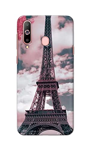 Image of Lovers Famous Place Eiffel Tower in Paris Hard Back Case Cover for Samsung Galaxy A60 / Samsung M40, SM-M405FN / DS Back Cover -(J5) VNS2227