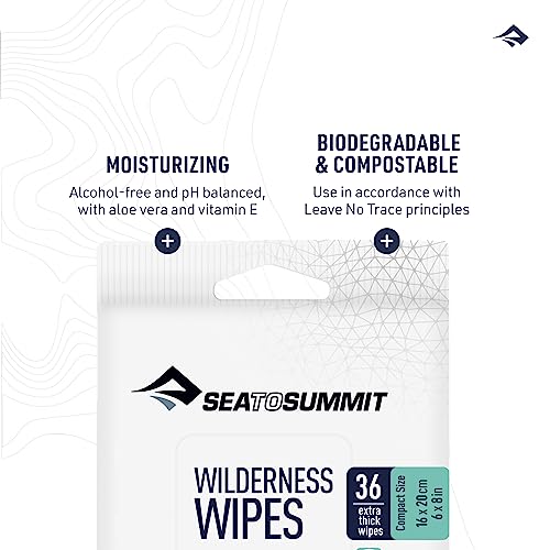 Sea To Summit Wilderness Wipes Rinse-Free Body Wipes thumb #5