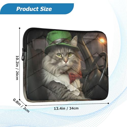 Funda para Portátil 13-14 Pulgadas Impermeable con Diseño de Gatos miniatura 3