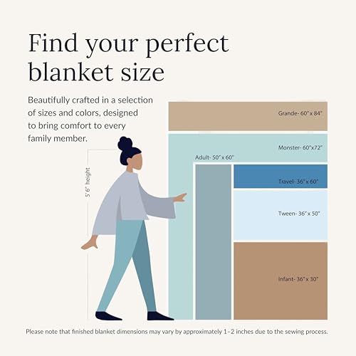 Minky Couture Lush Blanket - Ultra-Soft Throw Blanket for Comfortable Cuddling - Warm, Thick & Fluffy - Cloudlike Feel - Durable & Machine-Washable - Great for Gifting - Adult, Macadamia Nut by Minky Couture - Image 6