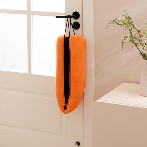 Image of Sunolga Door Draft Stopper, Removable Washable Cover, 38 inch, Orange