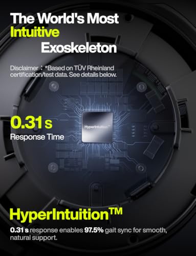 Image of Hypershell X Pro S Exoskeleton, Instinct in Sync with 0.31s Response Time, 800 W Output with Upgraded Soft Package, 17.5km Battery Range, Leg Exoskeleton for Daily and Outdoor Activities, Walking