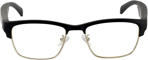 Lentes de audio Bluetooth para hombres, lentes inteligentes anti-luz azul para mujeres, adecuados para actividades en interiores y exteriores, gafas