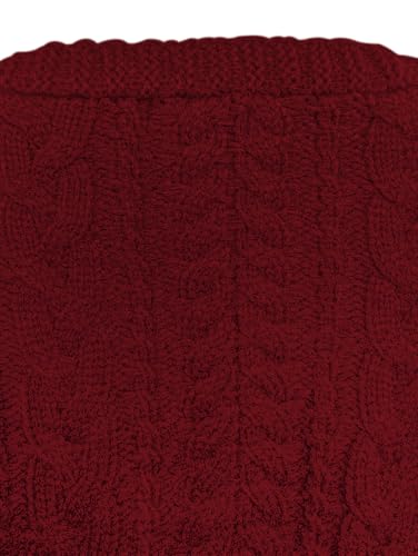 Image of SKAYS Womens Tie Front Bow Cardigan Sweaters Cropped Cable Knit Cardigans Trendy Fall Long Sleeve Outerwear
