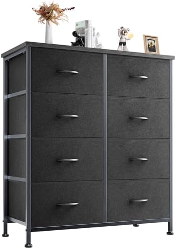 8-Drawer Dresser,Fabric Chest of Drawers,Storage Tower Organizer Unit