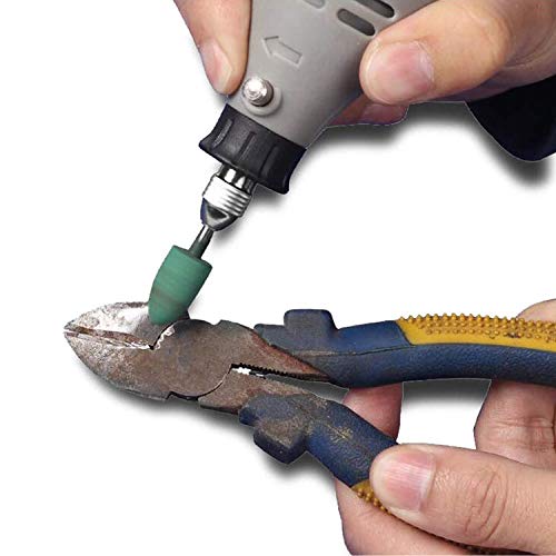 20 Piezas Puntas Pulidoras de Goma para Taladro y Herramienta Rotativa miniatura 3