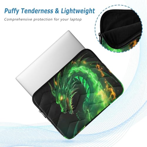 Funda para laptop Fire Dragon Green para 13-14 pulgadas miniatura 5