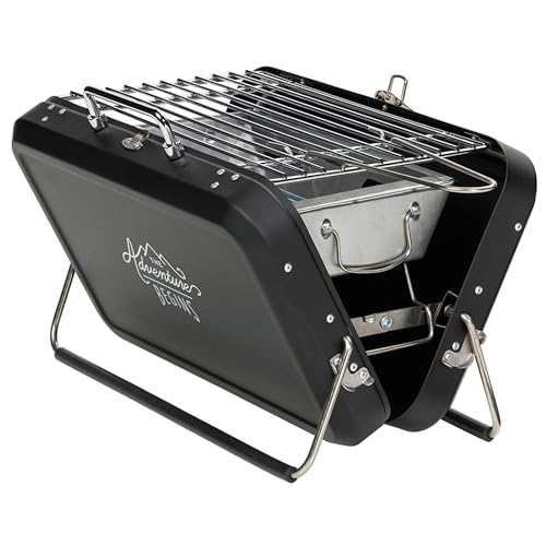 Gentlemen's Hardware Unisex tragbarer Grill, schwarz